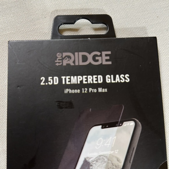 The Ridge Tempered Glass Screen Protector for iPhone 12 Pro Max - Picture 5 of 7